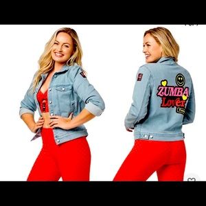 Zumba Lover Forever Light Denim Jacket XL